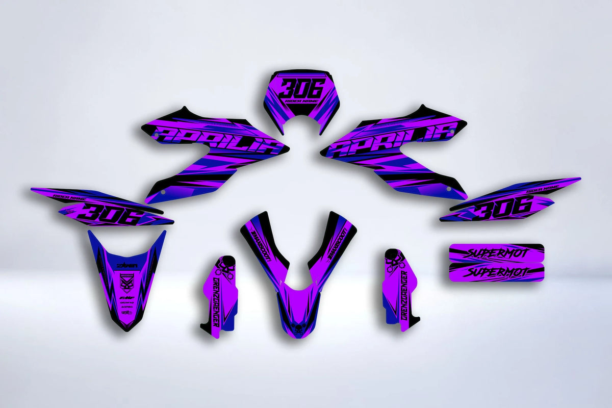 Derbi Senda DRD 125 SM / Aprilia SX 125 2018-2024 graphics kit - KYROS