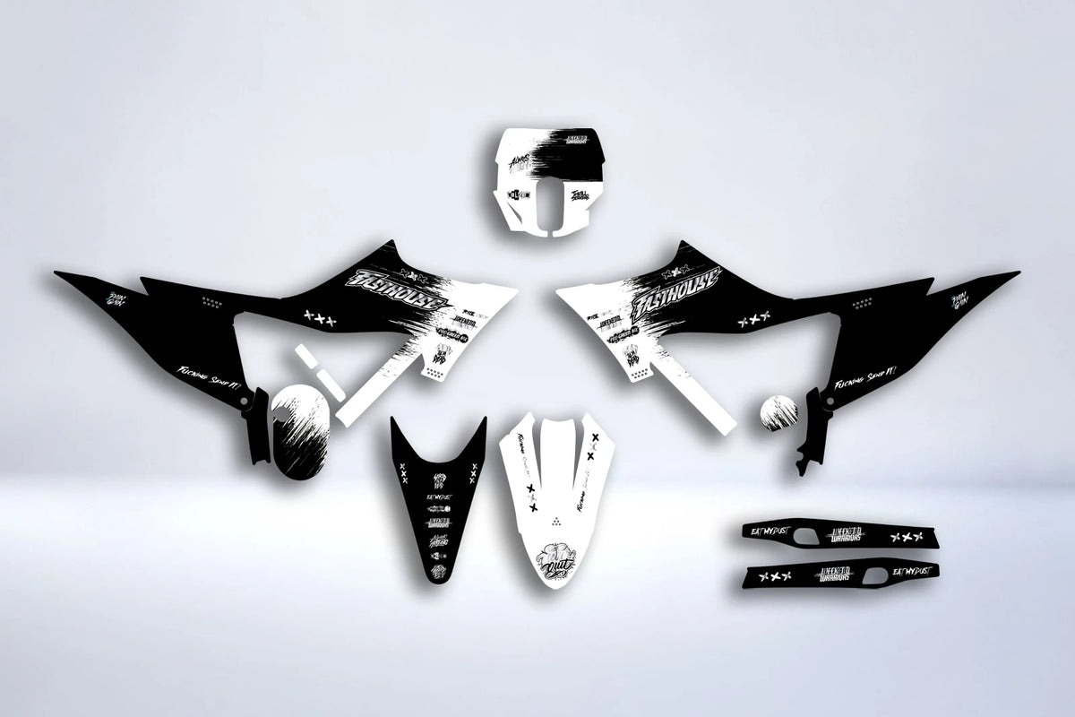 graphics kit STARK FUTURE VARG - Fasthouse V2 WHITE