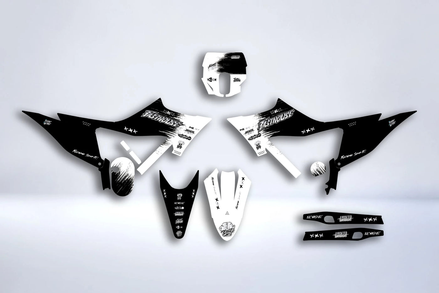 Dekor-Kit STARK FUTURE VARG - Fasthouse V2 WEISS