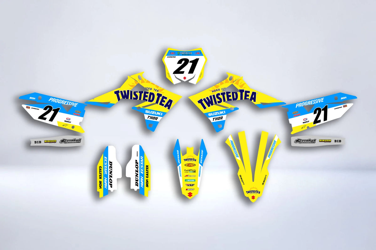 kit grafiche SUZUKI RM-Z 450 2018-2025 & RM-Z 250 2019-2023 - VOLTRIX