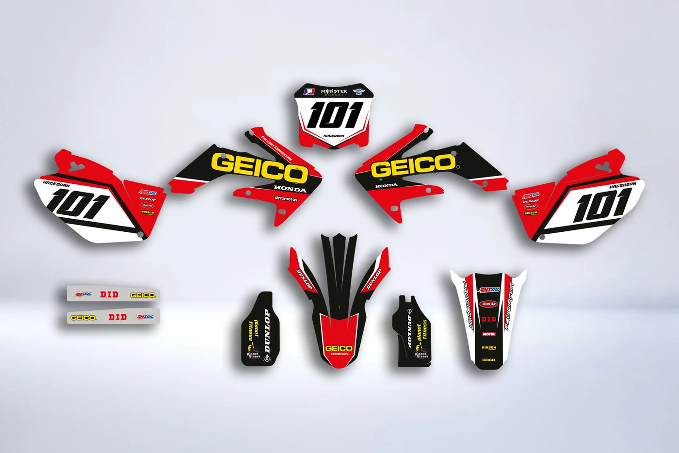 Kit déco HONDA CRF 250 2004-2009 - GEICO