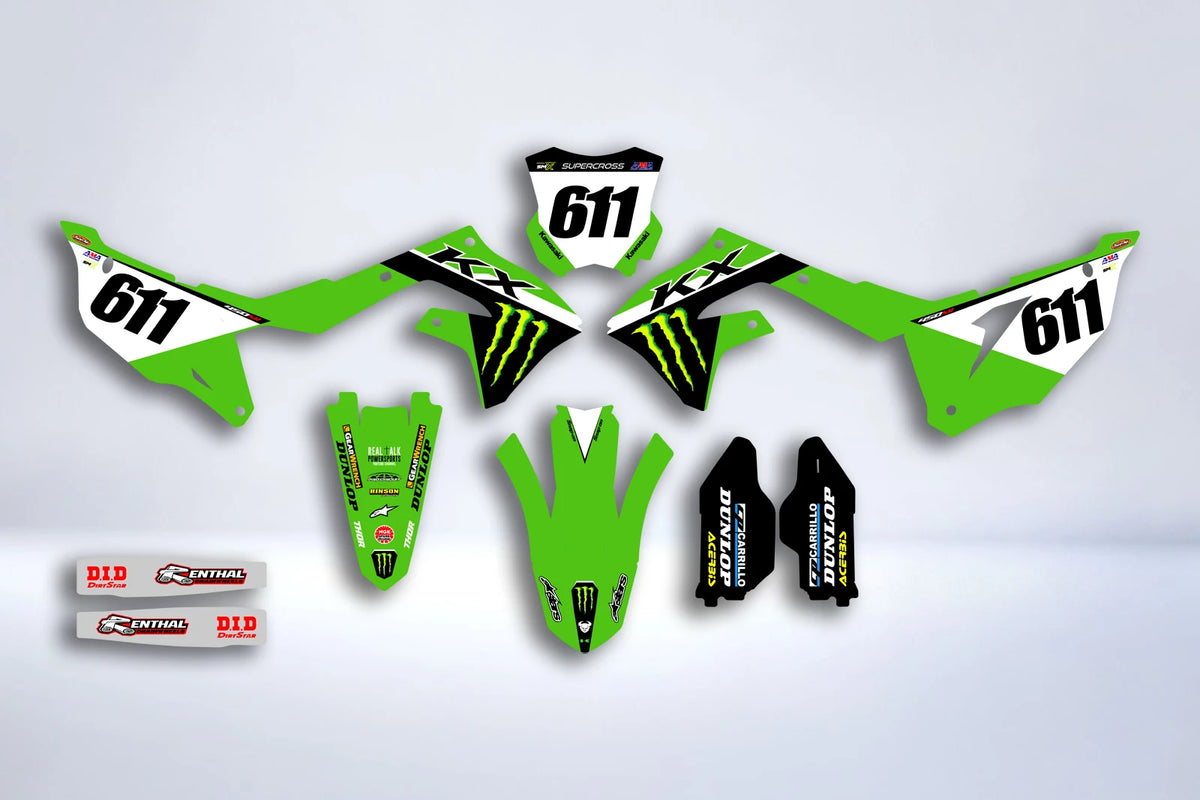 Kit Déco Kawasaki KXF 250 2021-2024 & KXF 450 2019-2023 - Revvox