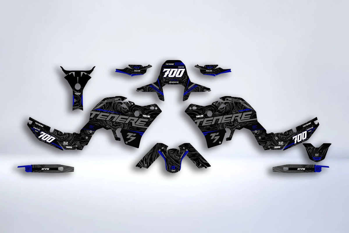 graphics kit YAMAHA 700 TENERE - BLUE