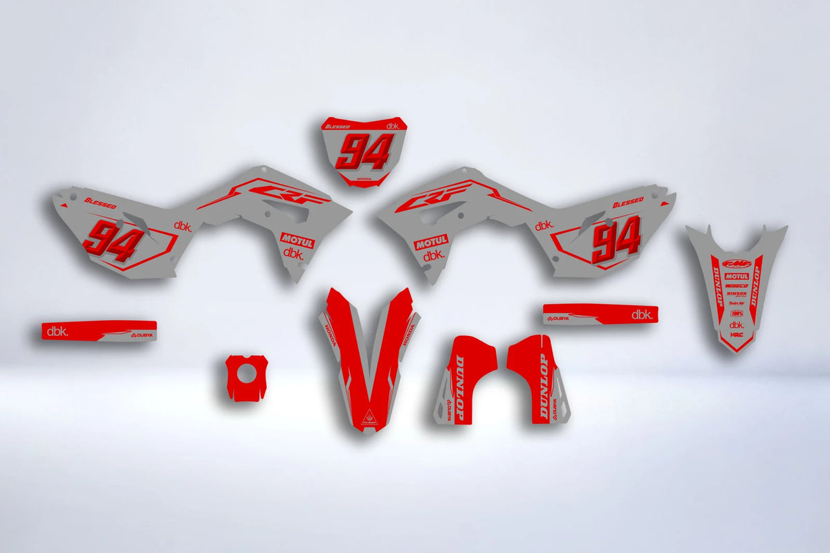 graphics kit HONDA CRF 450 2017-2020 CRF 250 2018-2021 - KRYPTIX