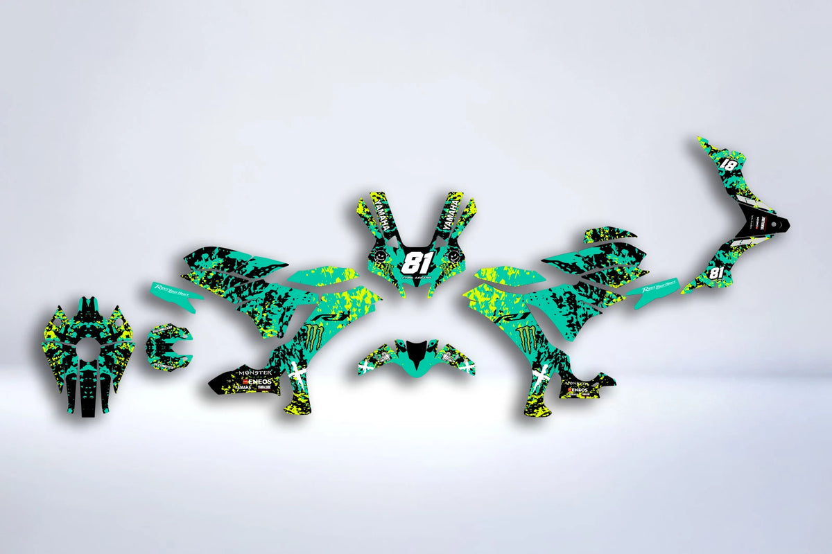 graphics kit YAMAHA YZF R1 2020-2024 - DEMON GREEN