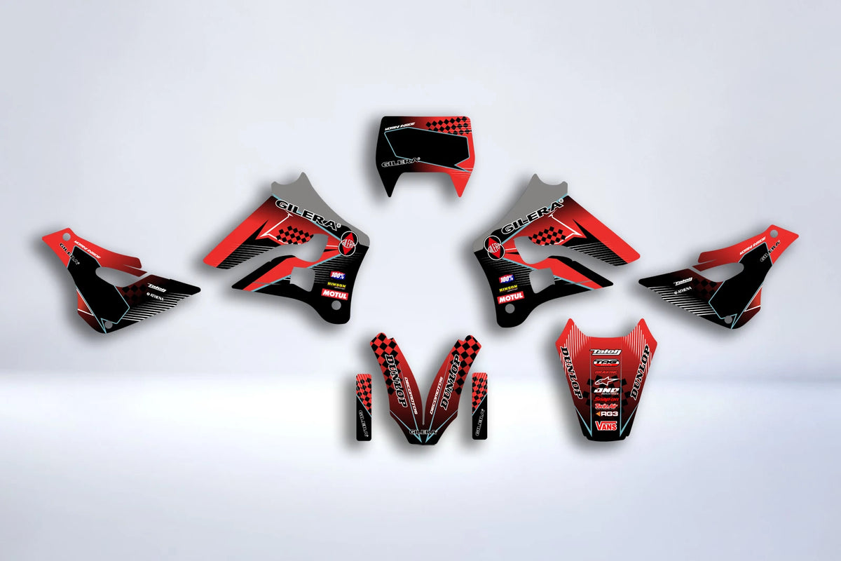 Graphics kit GILERA GSM - RED