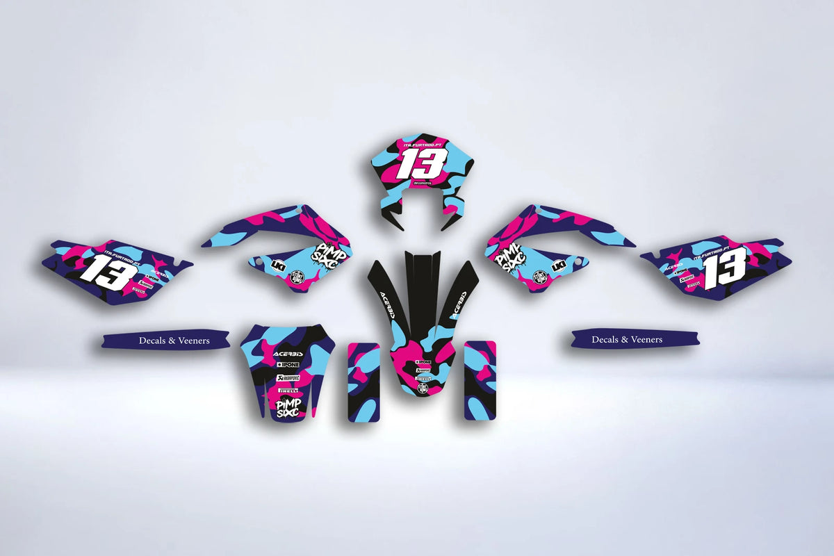 Kit Deco DERBI Senda SM 125 Baja - CAMO