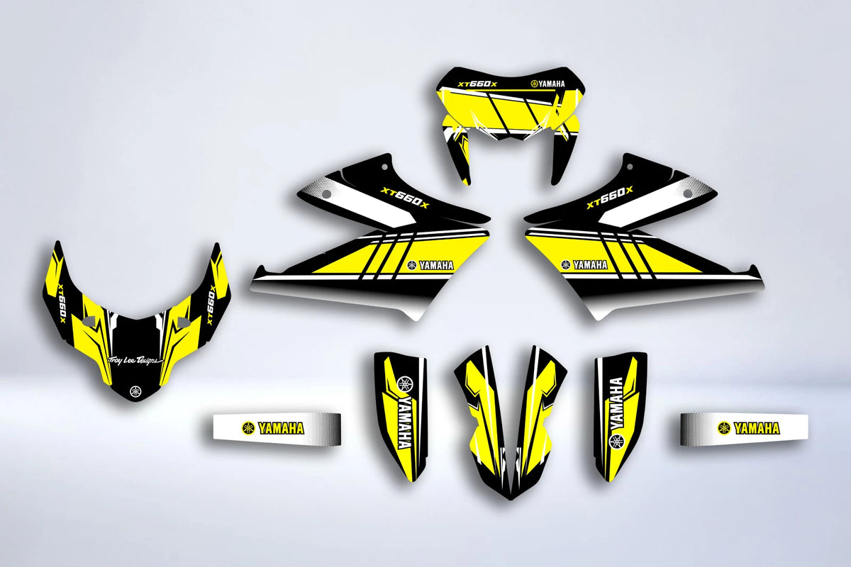 Dekor-Kit YAMAHA XT 660 X NACH 2006 - 60. Jubiläum V1