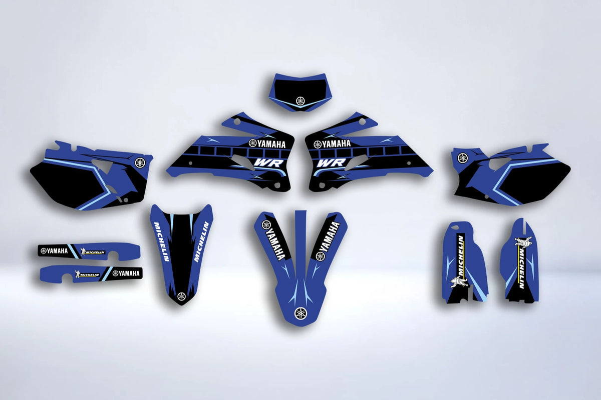 Kit de decoración YAMAHA WRF 250-450 2007-2011 - AZUL