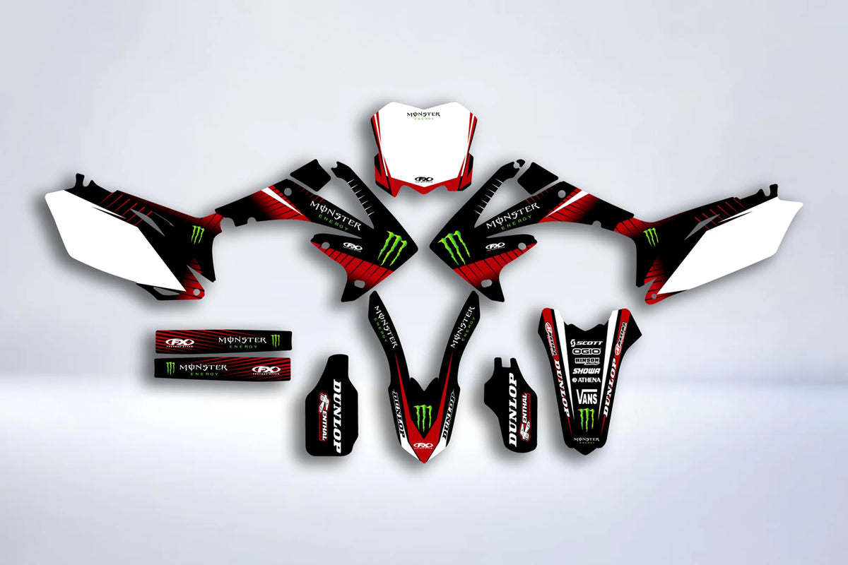 Graphics kit HONDA CRF 250-450 2009-2012 - RED MONSTER