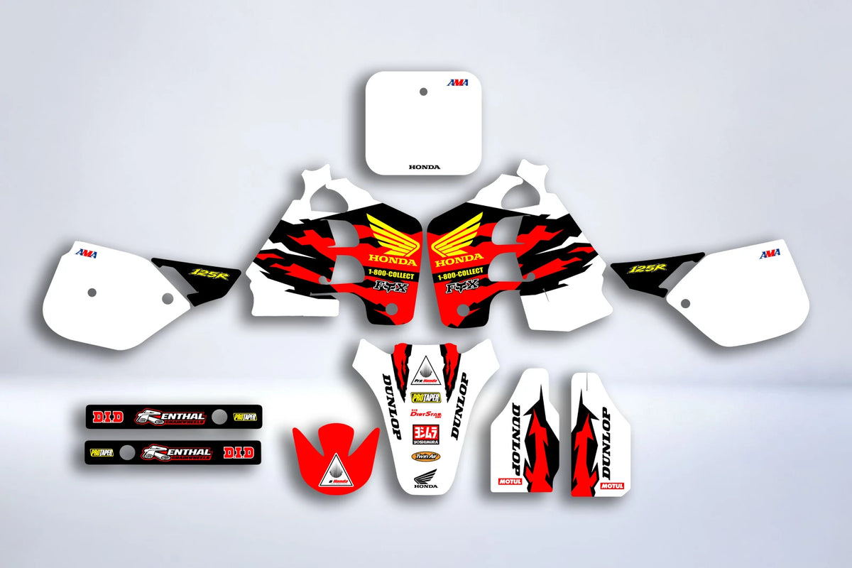 graphics kit HONDA CR 125-250 1988-1990 - KRYPTIX