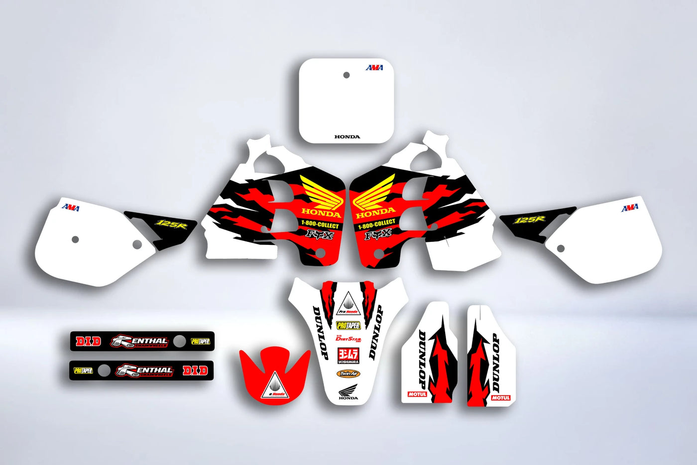 kit gráfico HONDA CR 125-250 1988-1990 - KRYPTIX