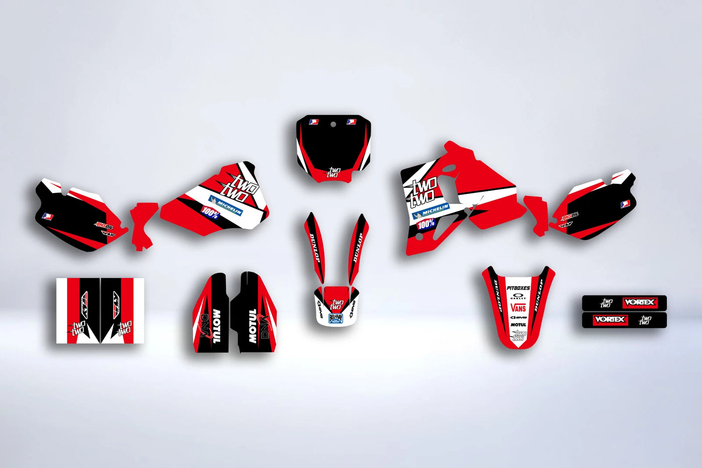 Dekor-Kit HONDA CR 80 1996-2002 - TWO TWO