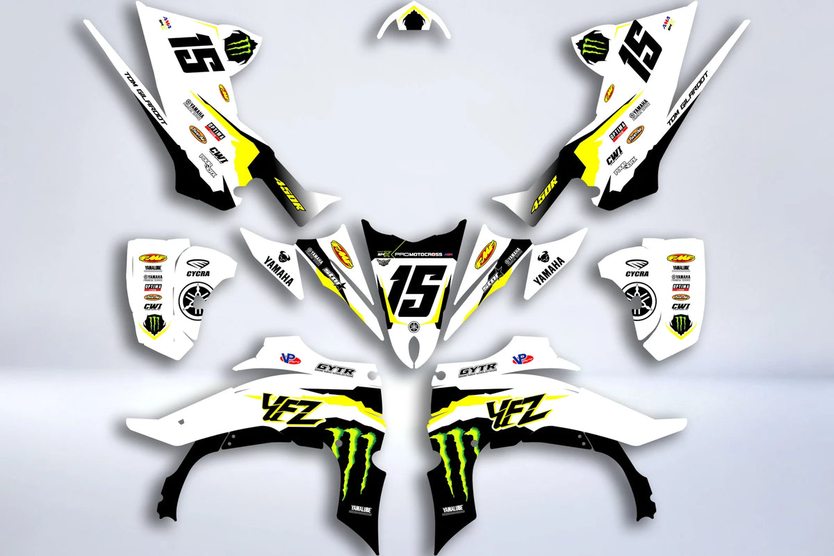 Kit déco Yamaha YFZ 450 R RAPTOR 2014-2022 - NIVYRA