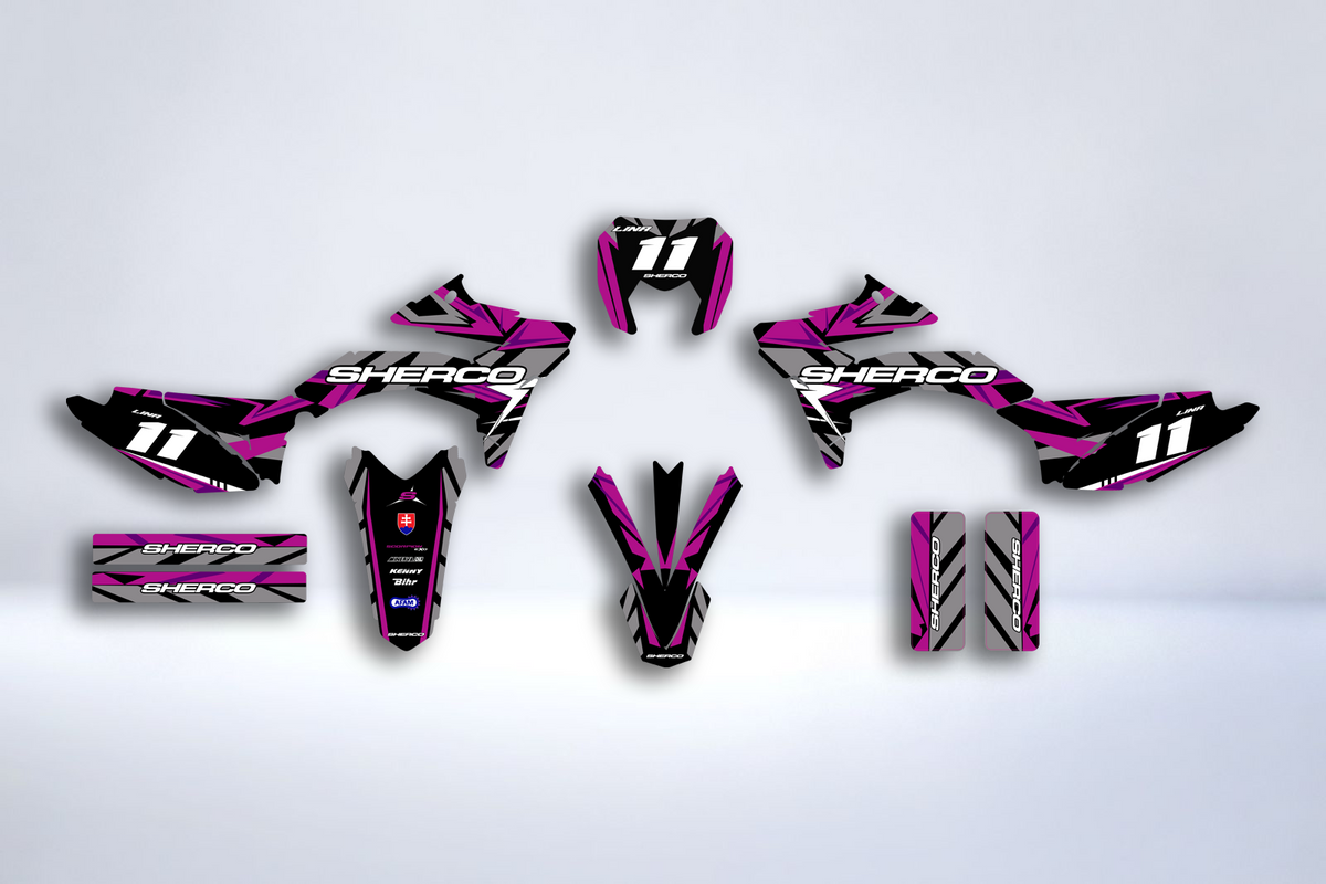 Kit Déco Sherco SE-R SM-R 50cc - PINK