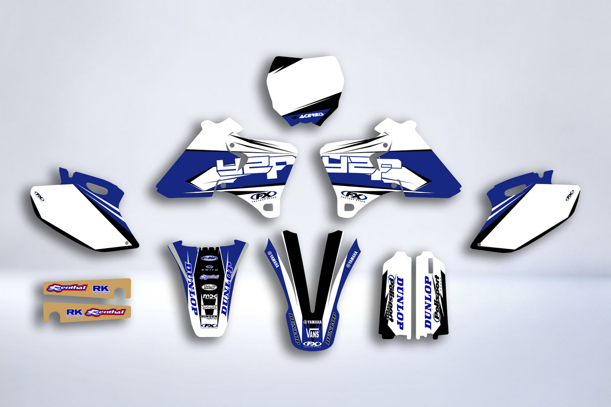 Kit Déco YAMAHA YZF 250 / 426 1998-2002 - FACTORY WHITE