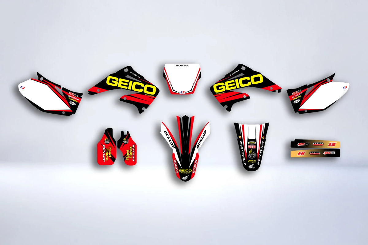 Kit de decoración HONDA CRF 450 2002-2004 - GEICO