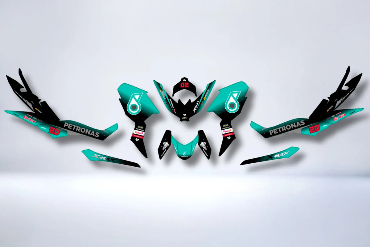 Kit Déco Yamaha TMAX 500 530 560 2012-2024 - PETRONAS