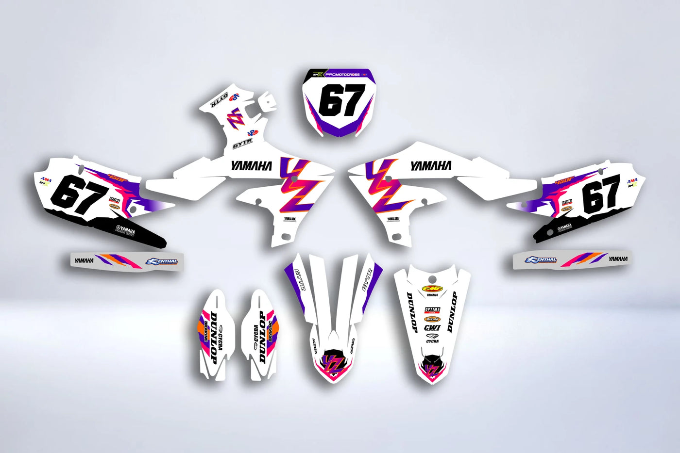 Kit Déco Yamaha YZF 250 ( 2019-2021 ) / 450 ( 2018-2022 ) - ANNIVERSARY