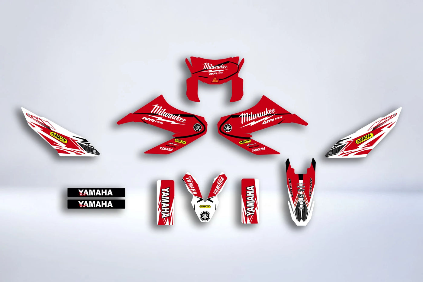 graphics kit YAMAHA WRR WRX 125 - MILWAUKEE