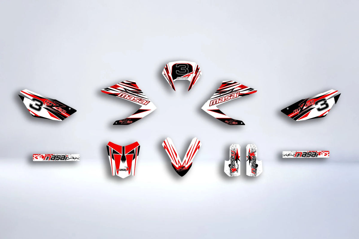 MASAI RAZER 50cc graphics kit - RED REPLICA