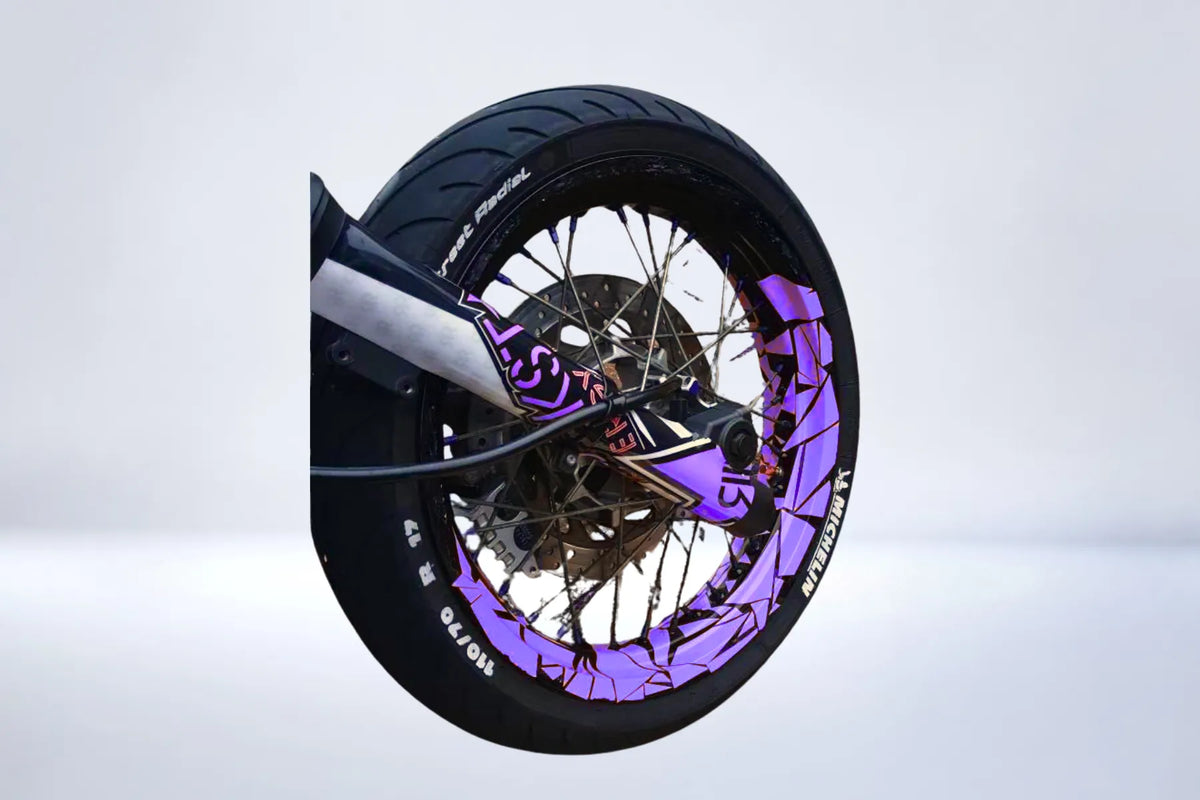 Half-Rim Triangle Stickers (for 2 rims)