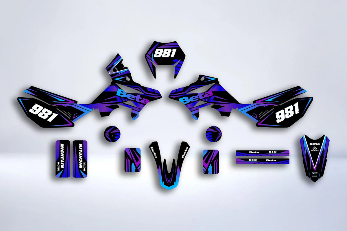 Kit Déco BETA 50 RR 2011-2020 - BLUE PURPLE