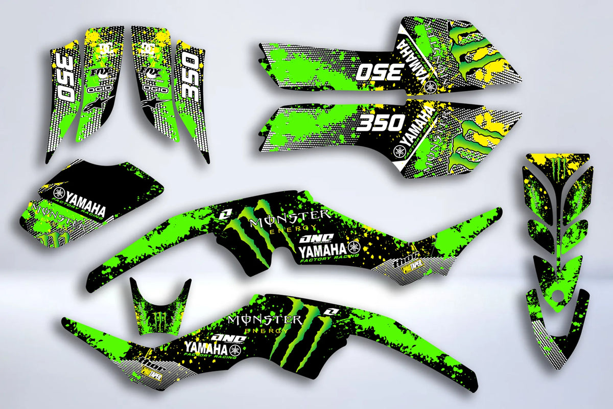 Dekor-Kit Yamaha YFM 350 Raptor - MONSTER