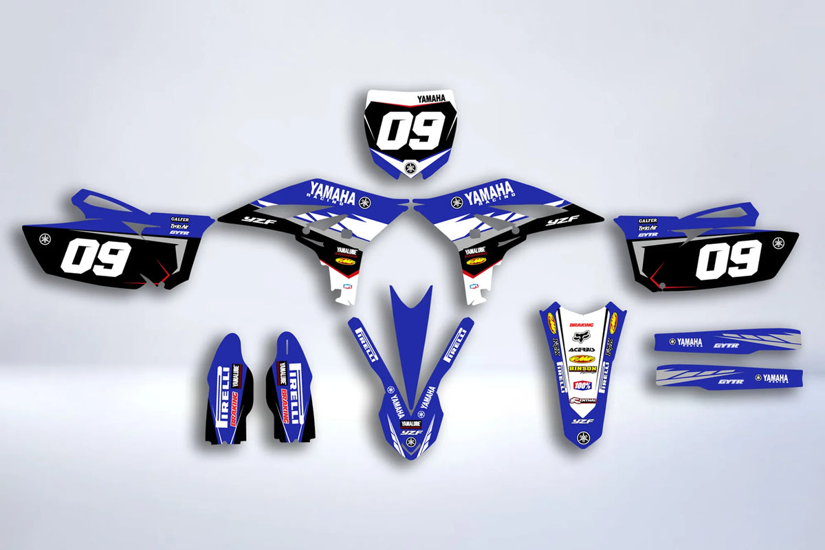 kit grafiche YAMAHA YZF 250 2010-2013 ORIGINALE #3