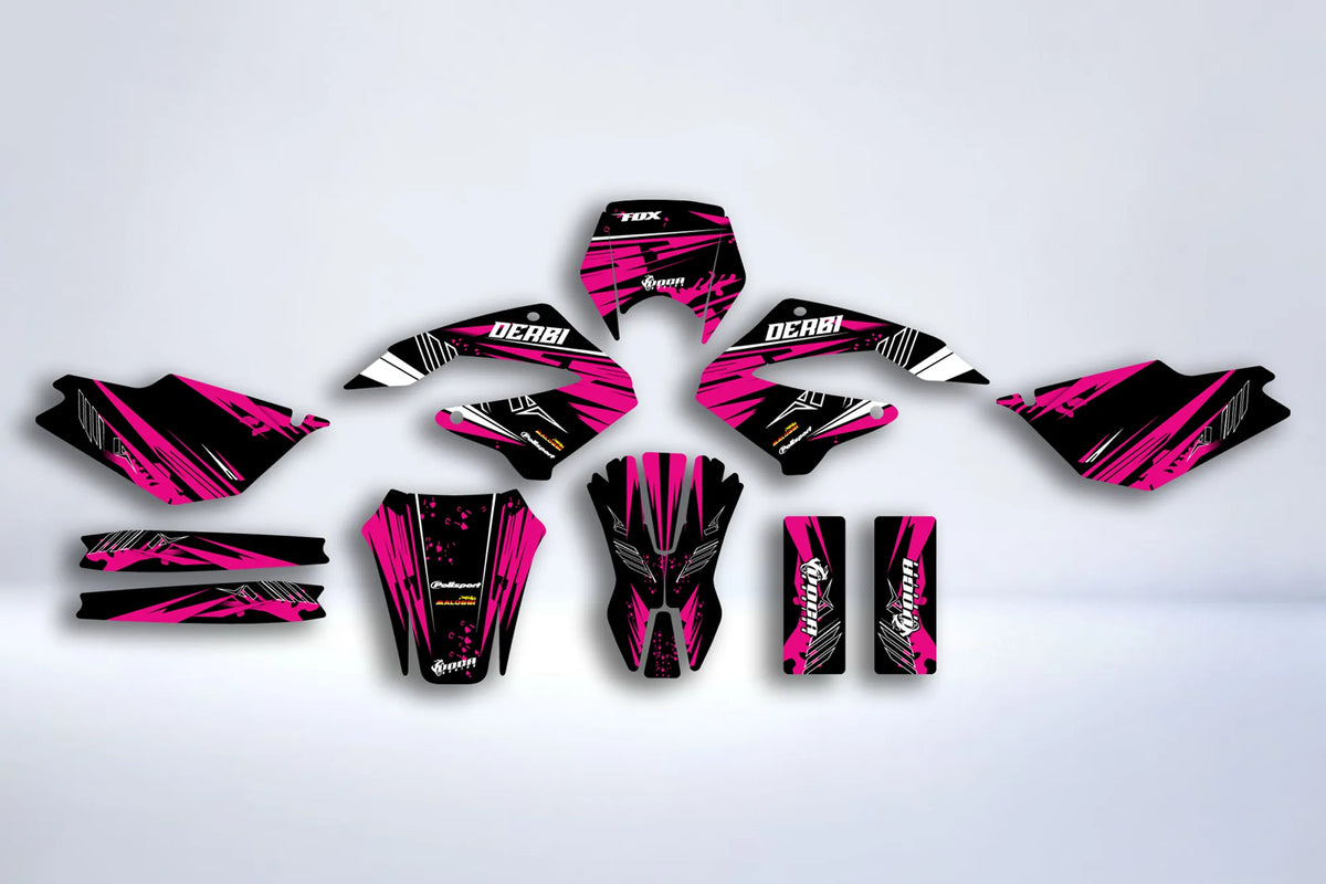 Kit Deco DERBI Senda SM 125 Baja - PINK