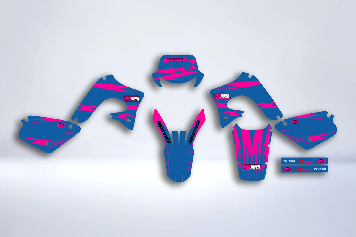 Graphics kit PEUGEOT XPS 2006-2012 - BLUE PINK