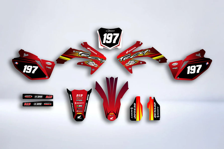 Kit grafiche HONDA CRF 250 2004-2009 TROY