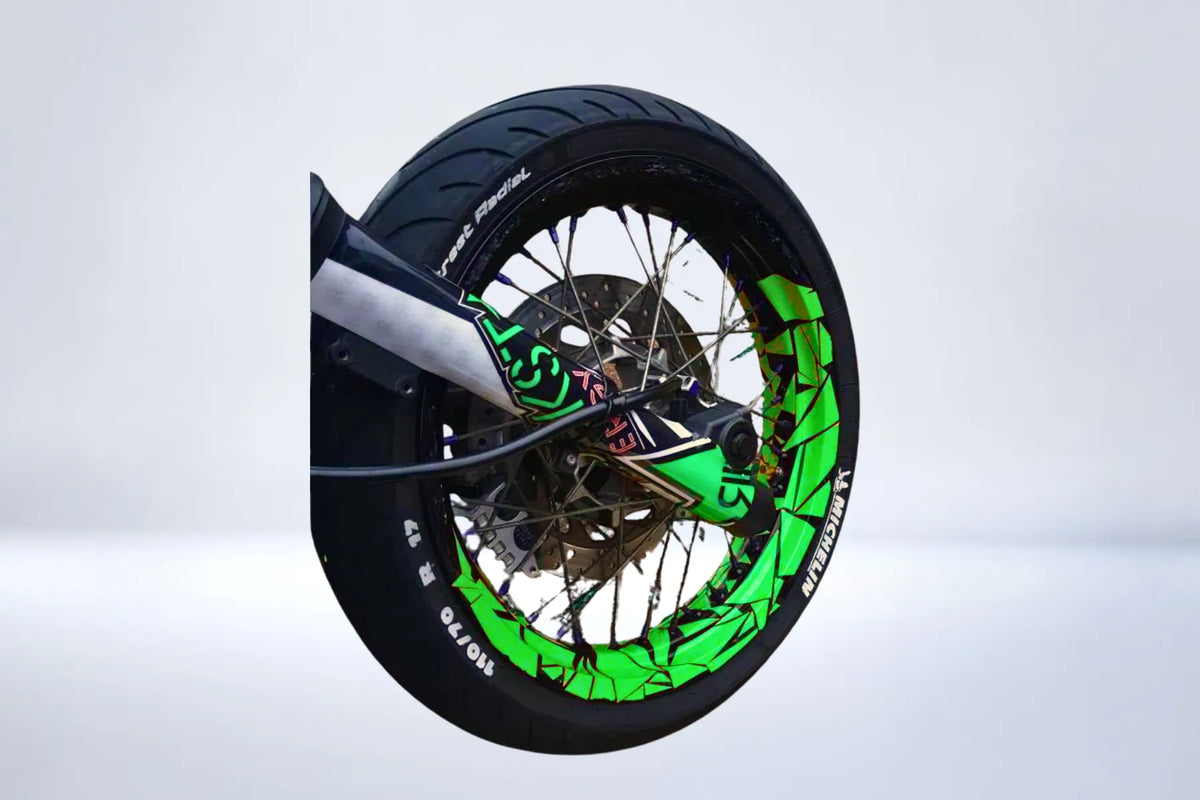 Half-Rim Triangle Stickers (for 2 rims)