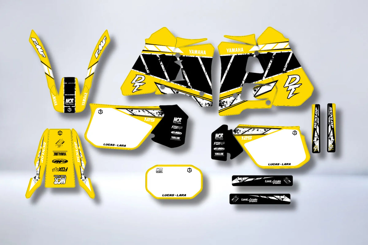 Yamaha DTR 125 1992-2003 Decal Kit - RUDE 2