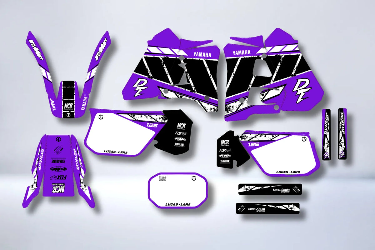 Yamaha DTR 125 1992-2003 Decal Kit - RUDE 2