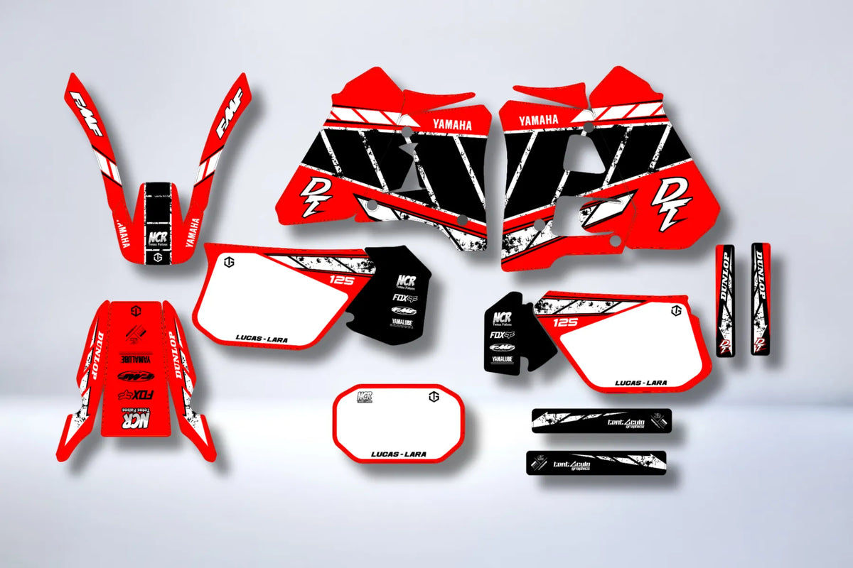 Yamaha DTR 125 1992-2003 Decal Kit - RUDE 2