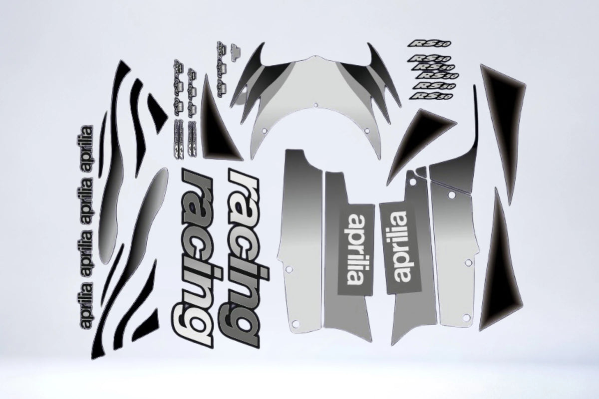 graphics kit Aprilia RS 50 1999-2005 - RACING BLACK