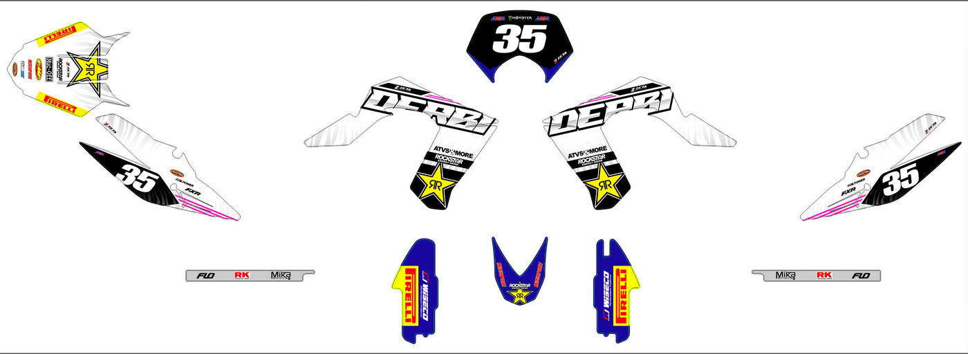 Dekor-Kit DERBI DRD PRO - ROCKSTAR
