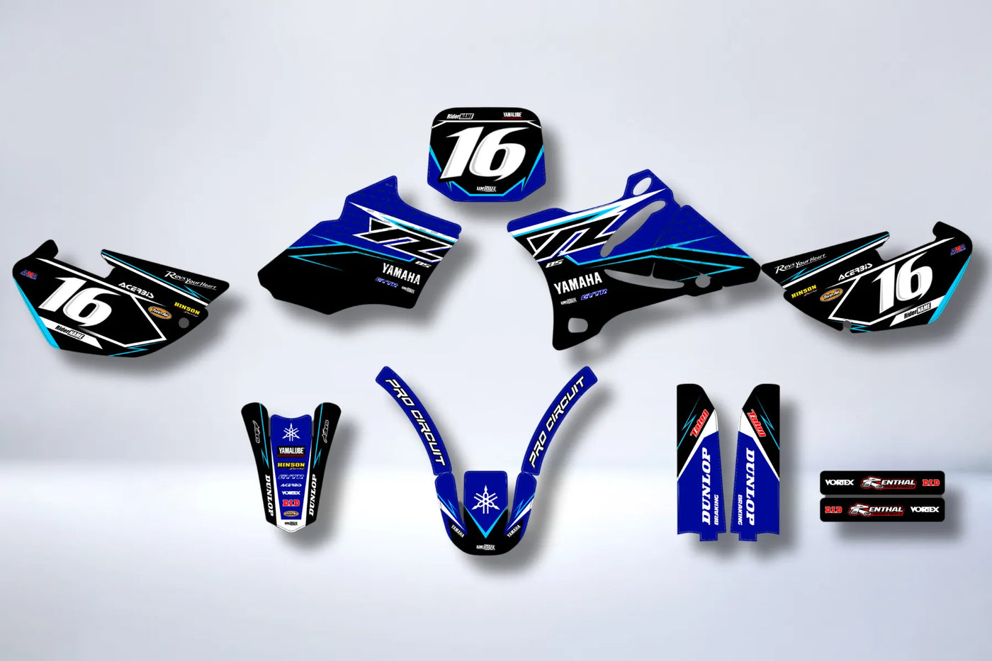 Kit Déco Yamaha YZ 85 2002-2014 - BLUE