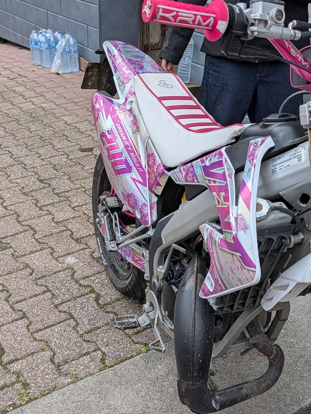 graphics kit HM Vent Derapage 50cc 2006-2025 - FLOWER