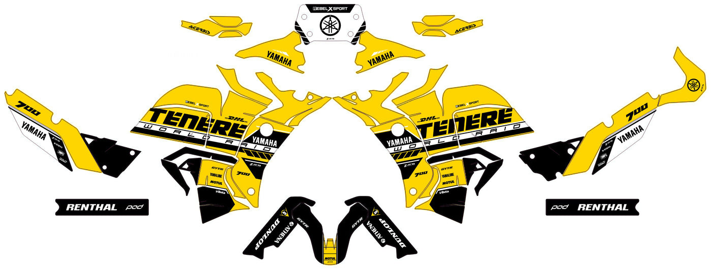 Kit Déco Yamaha 700 TENERE WORLD RAID - APEX