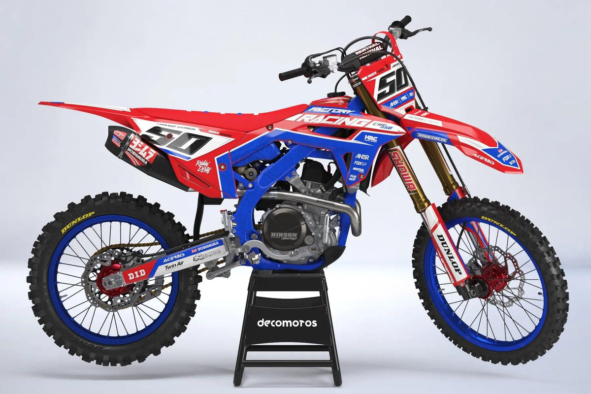 Kit Déco HONDA CRF 250 2022-2024 & CRF 450 2021-2024 - Redbluddy