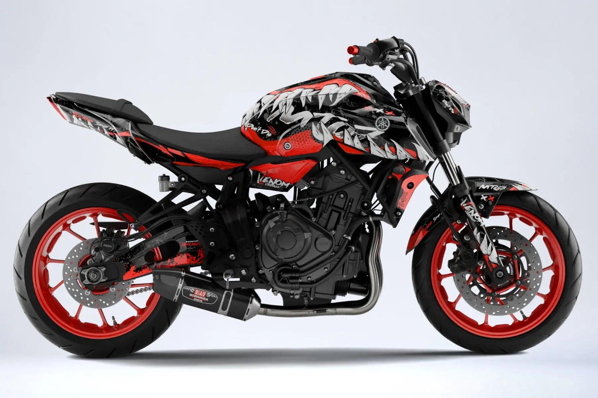 Kit Déco Yamaha MT 125 / MT 03 / MT 07 / MT 09 / MT 10  Semi-Personnalisé - VENOM