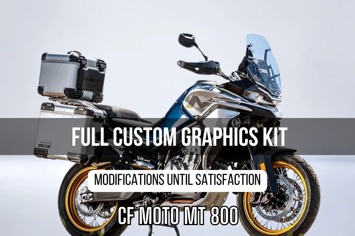 CF MOTO 800 MT 100% custom Decal Kit
