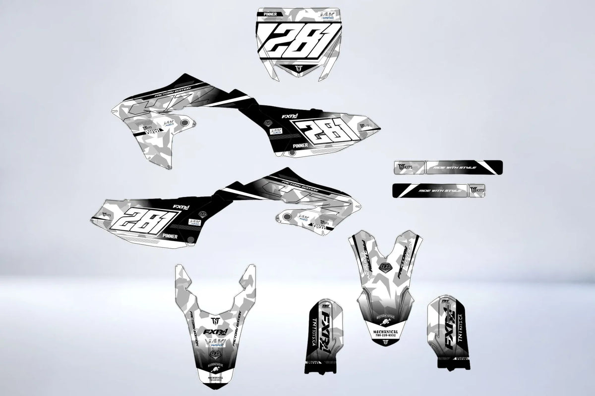 Kit de decoración Yamaha YZ 65 2018-2025 - CAMUFLAJE