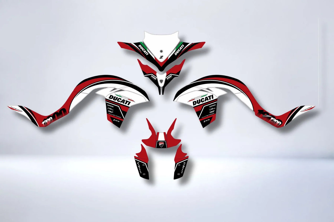 Kit de decoración Ducati MULTISTRADA 1200 2015-2017 - ROADDUCA