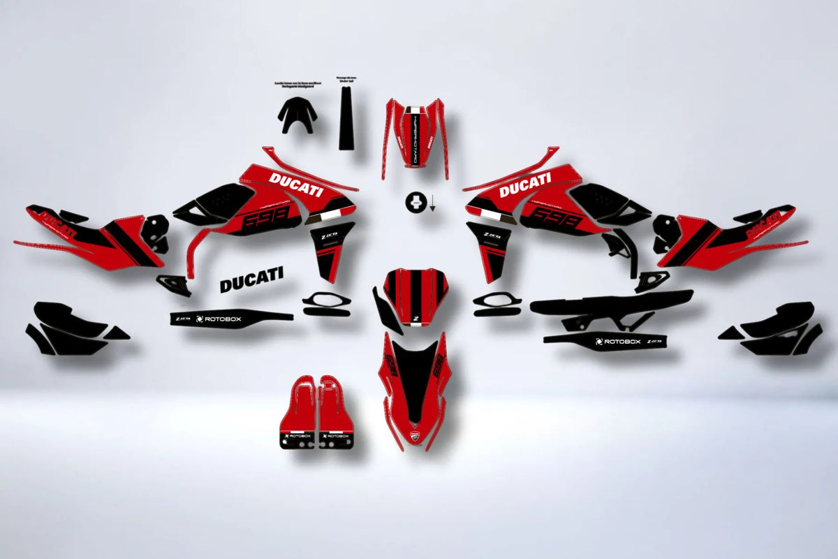 Deko-Kit Ducati Hypermotard 698 Mono - BLACKROSSO