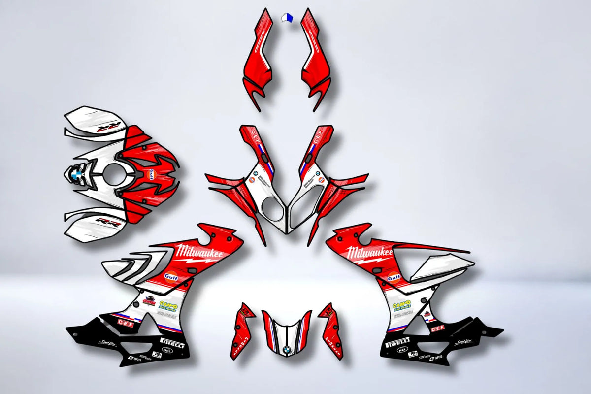 Kit Déco BMW S 1000 RR 2009-2011 - MILWAUKEE