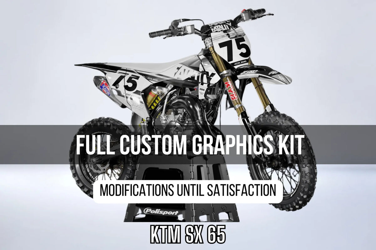 Kit grafiche KTM SX 65 100% personalizzato
