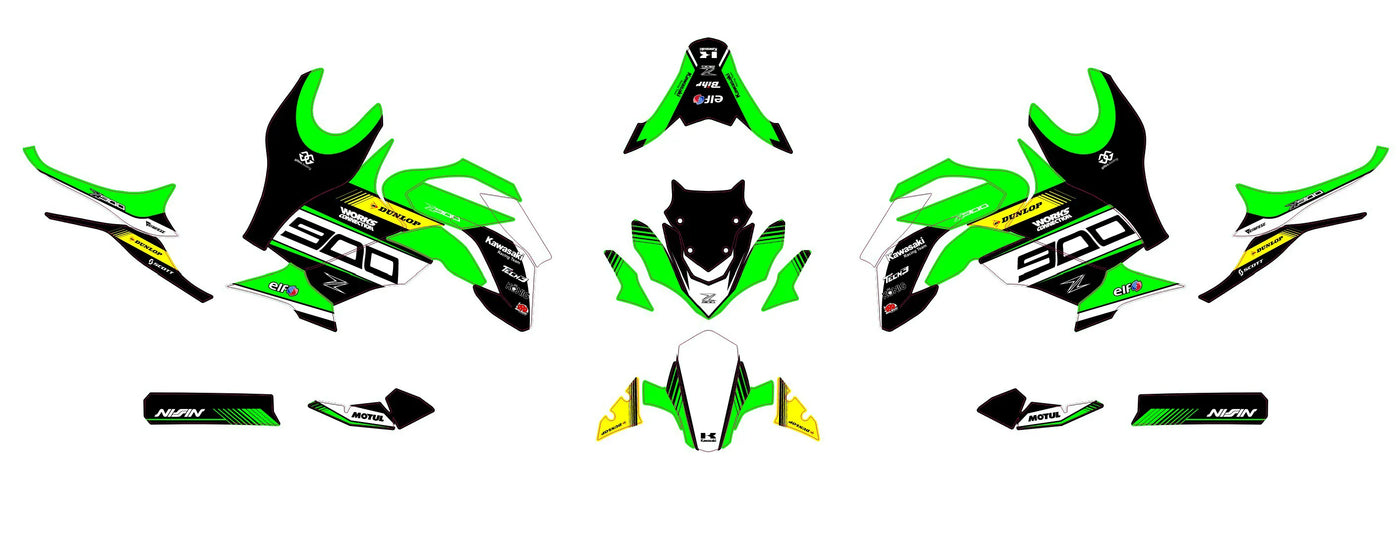 Kit Déco KAWASAKI Z900 2020-2024 - ELRYON